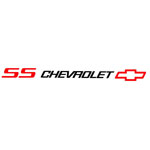Chevorlet SS Tailgate Decal Vinyl Two Color  11\" x 1\"