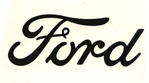 Ford logo vinyl decal #3